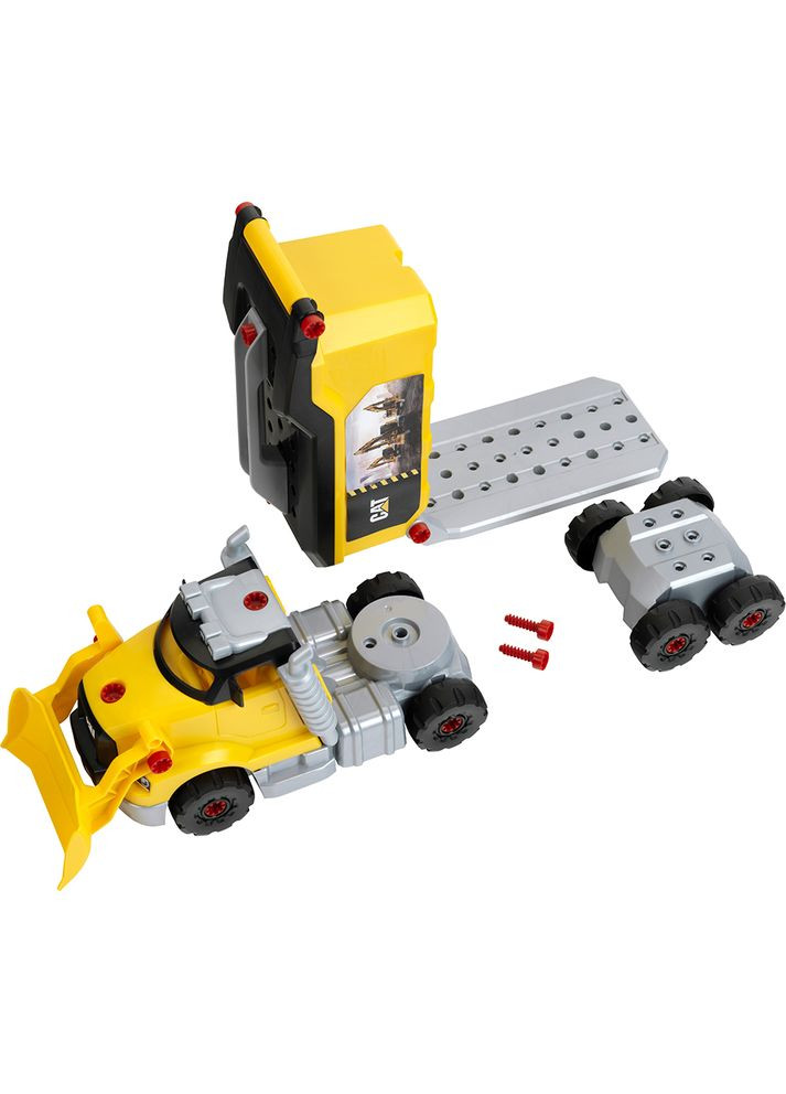 Игровой набор Cat Грузовик 4 в 1 с экскаватором и самосвалом (3252) Klein (370033416)