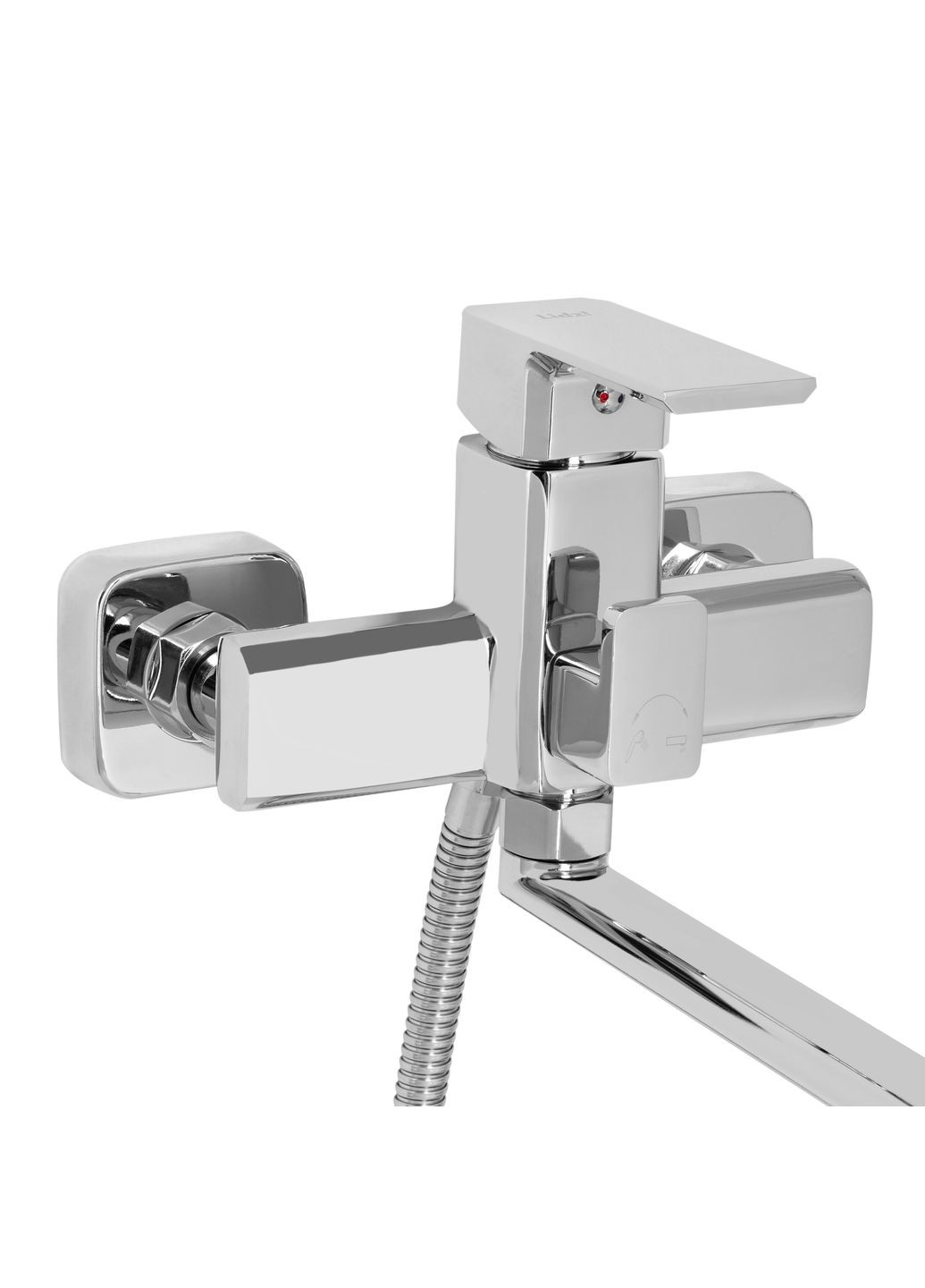 Змішувач для ванни Dozorca з поворотним виливом (з душовим гарнітуром) (k35) LDDOZ005CRM45405 Chrome LIDZ 005 (323485818)