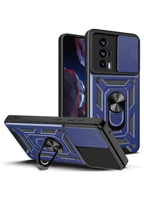 Противоударный чехол для Poco F5 Pro кольцо магнит Xiaomi (322211886)