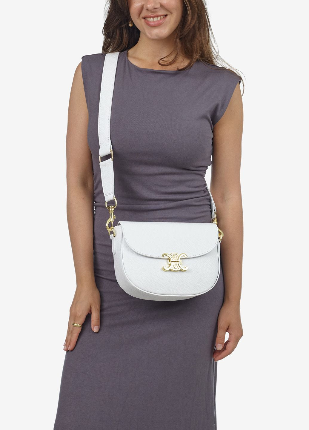 Сумка женская кожаная кросс-боди маленькая Сrossbody Regina Notte (298487164)