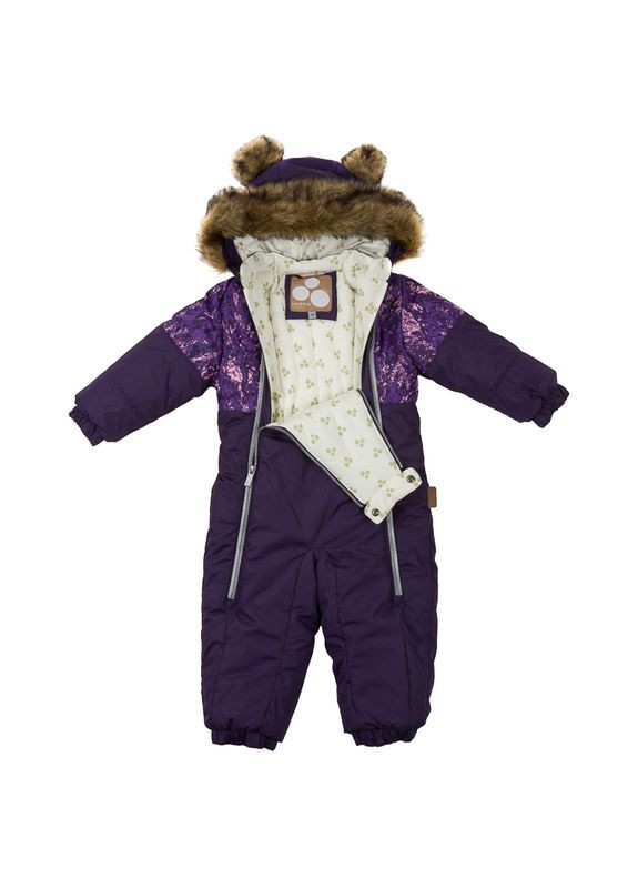 Біла термокомбінезон lotus, р. 68, фіолетовий () Huppa 36260030-70173-068