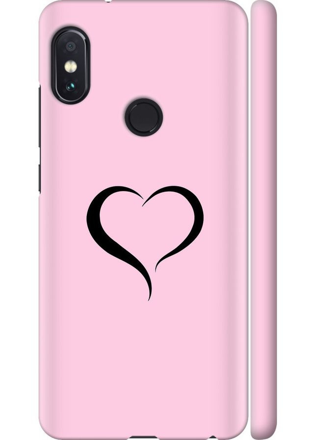 3D пластиковий матовий чохол 'Серце 1' для Endorphone Xiaomi Redmi Note 5 (334728553)