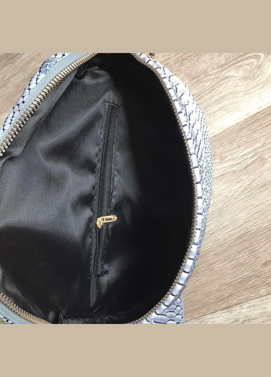 Женская сумка кросс боди из эко кожи с цепочным ремешком серый (sku_558И) No Brand (330575864)