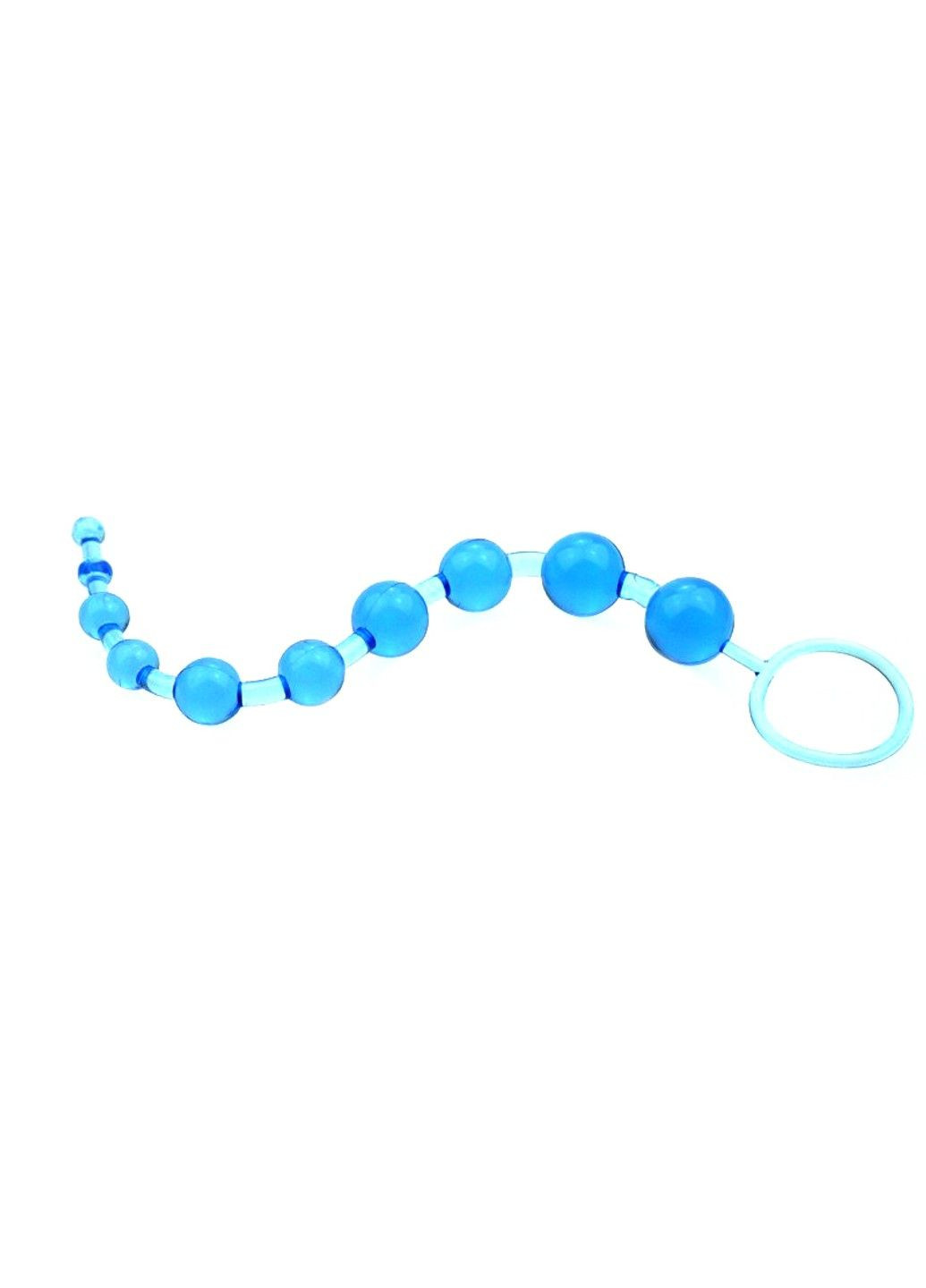 Анальний ланцюжок блакитного кольору на 10 кульок We Love (284278214)