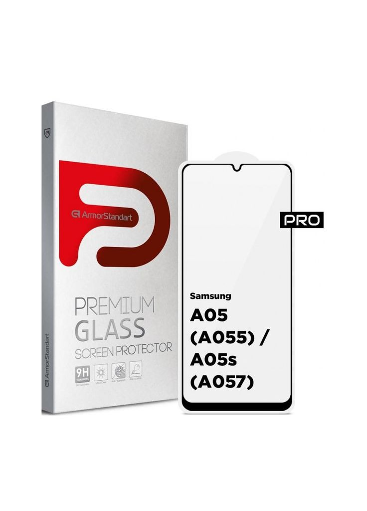 Скло захисне Pro Samsung A05 / A05s Black (m335055) ArmorStandart Pro Samsung A05 (A055) / A05s (A057) Black (367062867)