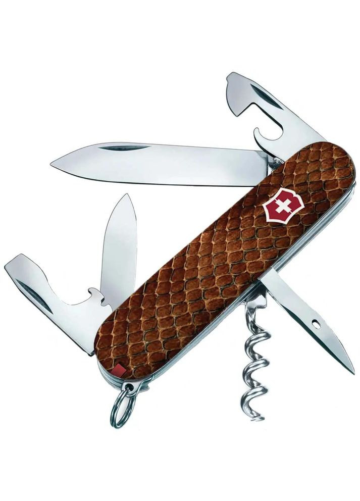 Нож Spartan Zodiac. Принт Кожа кобры RZCOM18 Victorinox (316446156)
