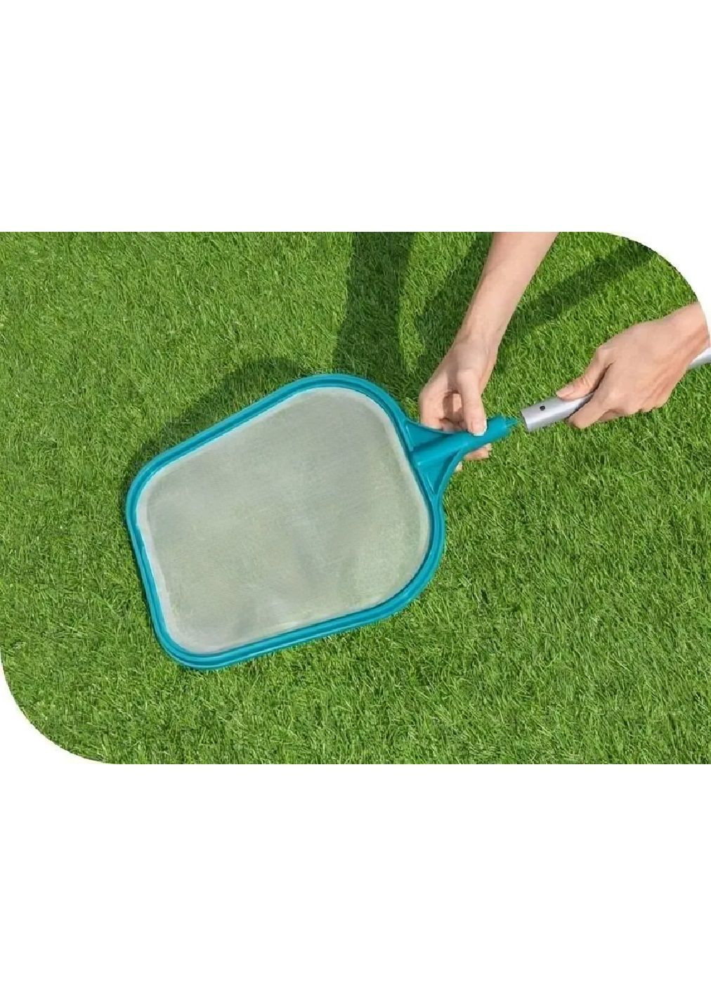 Набор комплект пылесос с насадками сеткой алюминиевой палкой сачком для чистки мытья бассейнов до 396 см (480566-Prob) Unbranded (337664936)