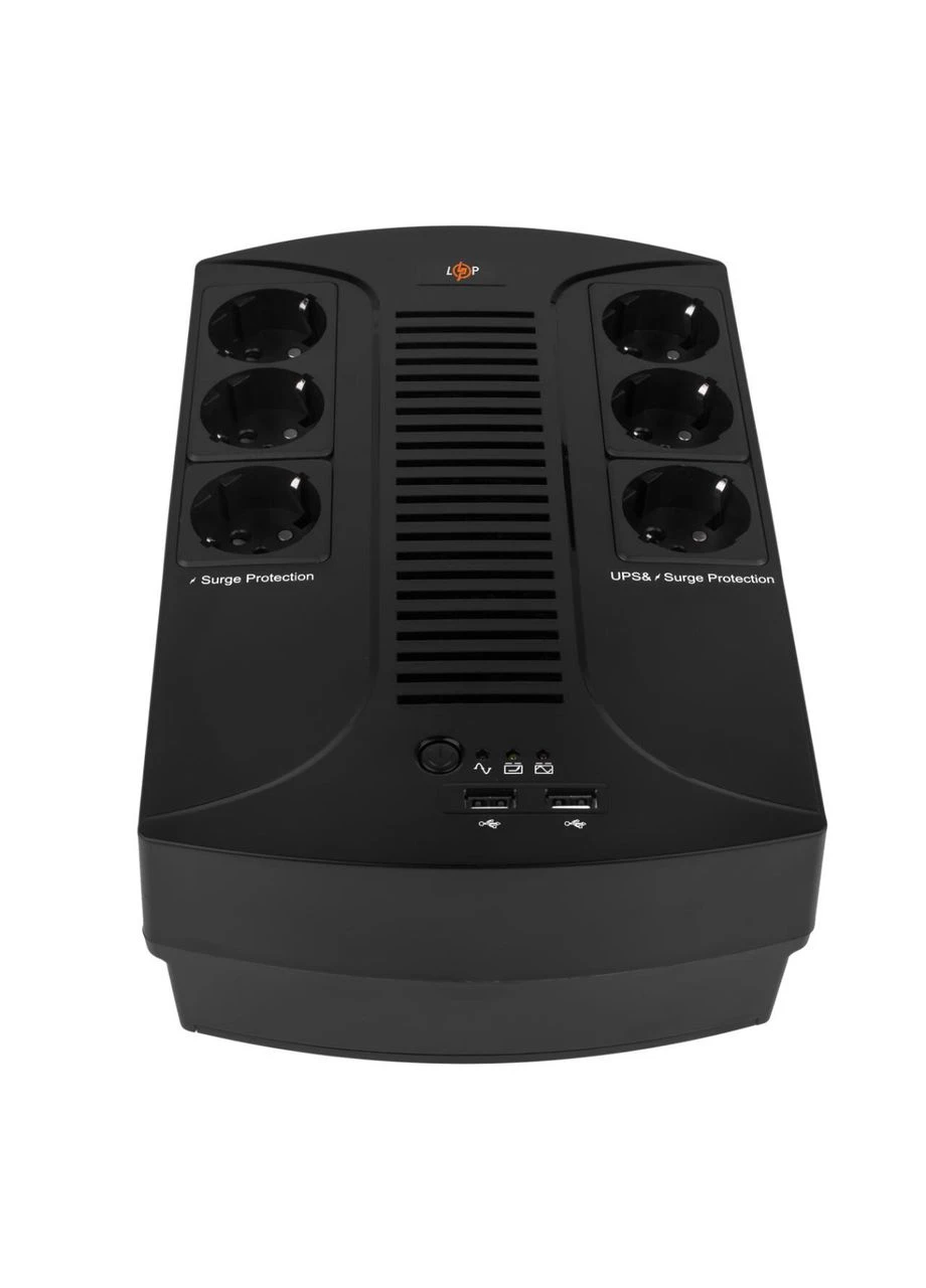 Лінійно-інтерактивне ДБЖ LP 850VA-6PS (595Вт) LogicPower (387613837)