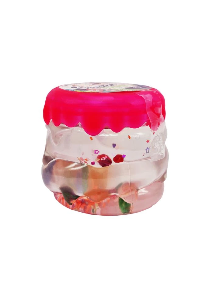 Вязкая масса, слайм "Crystal Slime" CS-01-01U с бусинками Розовый Danko Toys (304411681)