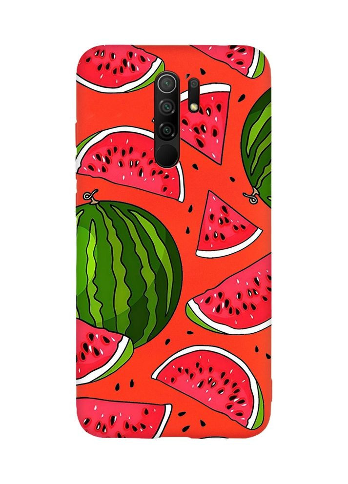 Матовий червоний чохол на Xiaomi Redmi Note 8 Pro:: Кавуни (принт 341) Creative (360681328)
