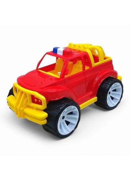 Машинка пластикова Позашляховик Джип червоний кузов Bamsic (361422684)