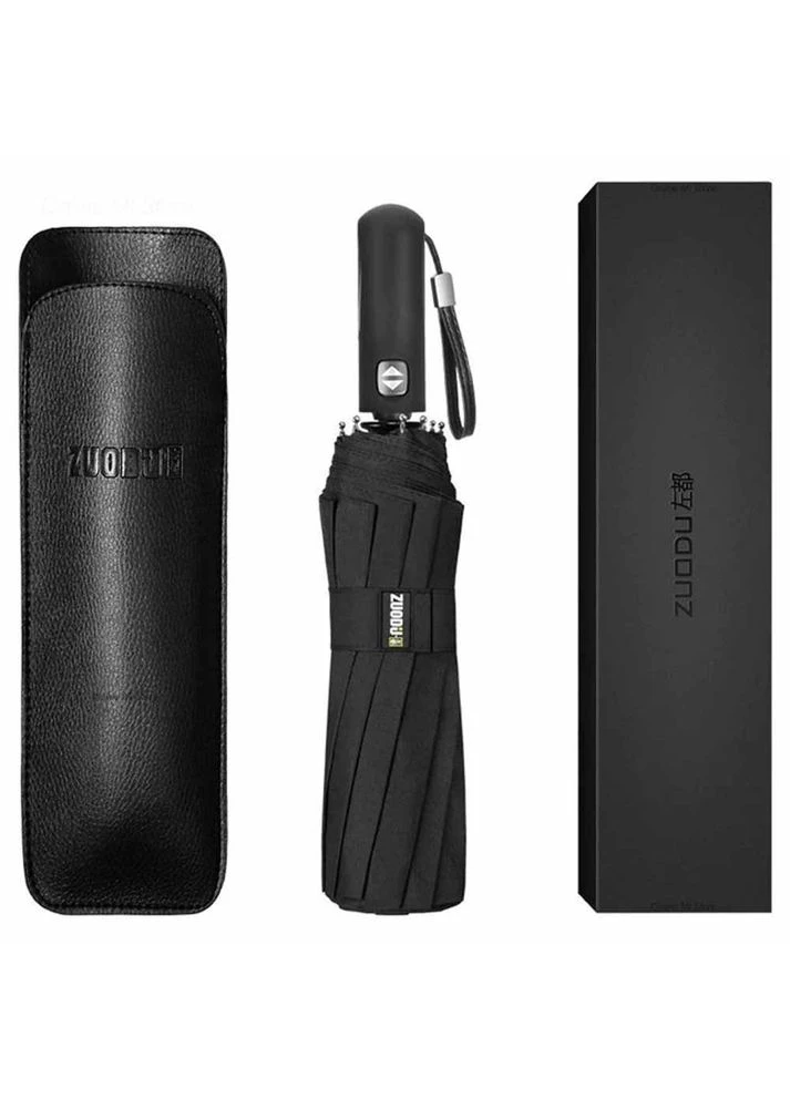 Чорна} парасолька складана автоматична xiaomi (zd001) чорна Zuodu (382810835)