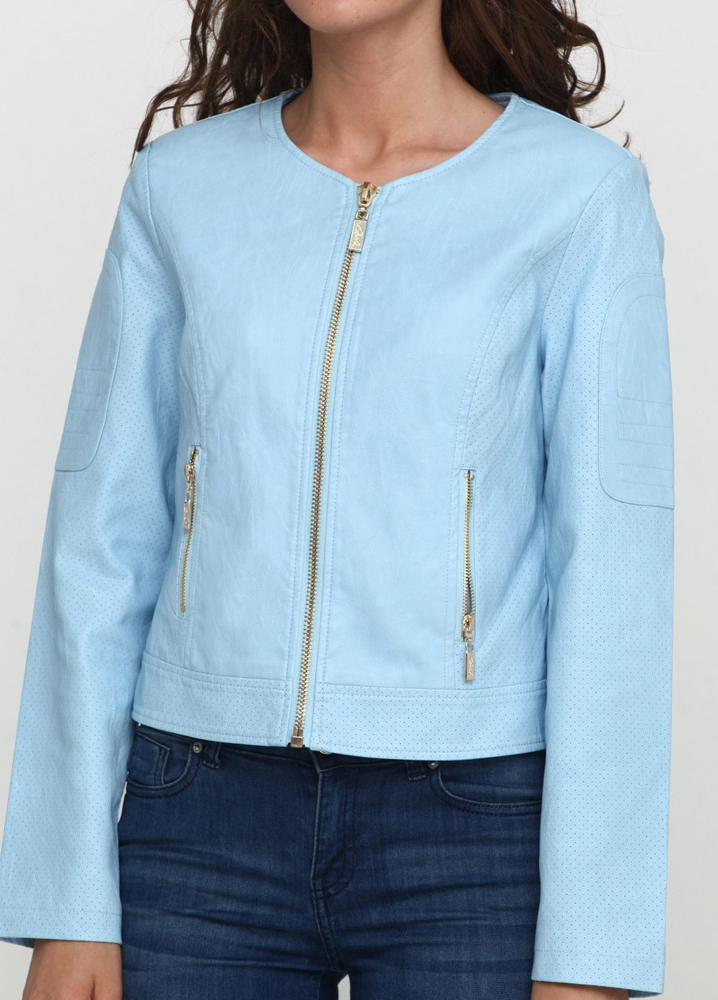 Голубая демисезонная куртка 14o8-o161 голубой Axel