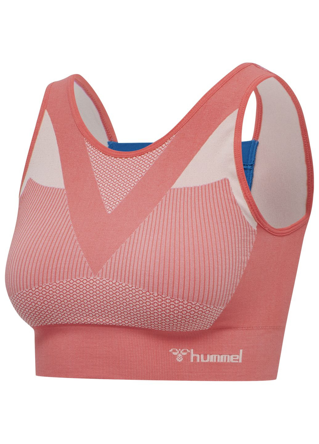 Спортивний топ безшовний для жінки BEECOOL 210390 рожевий Hummel (269237030)