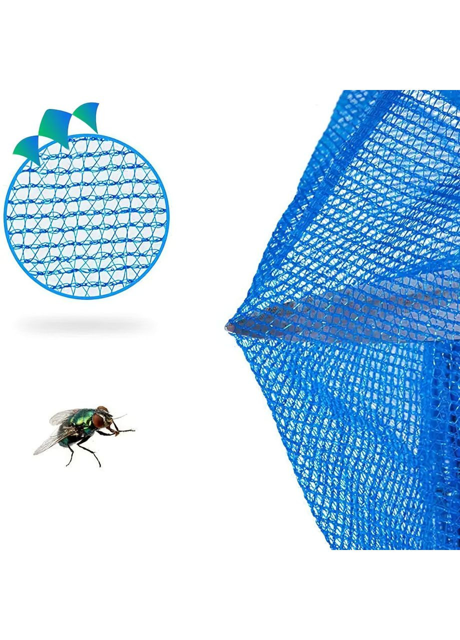 Сетка складная подвесная сушилка компактная с молнией 5 ярусов для сушки рыбы, овощей, грибов и фруктов 100×50×50 см No Brand (361161772)