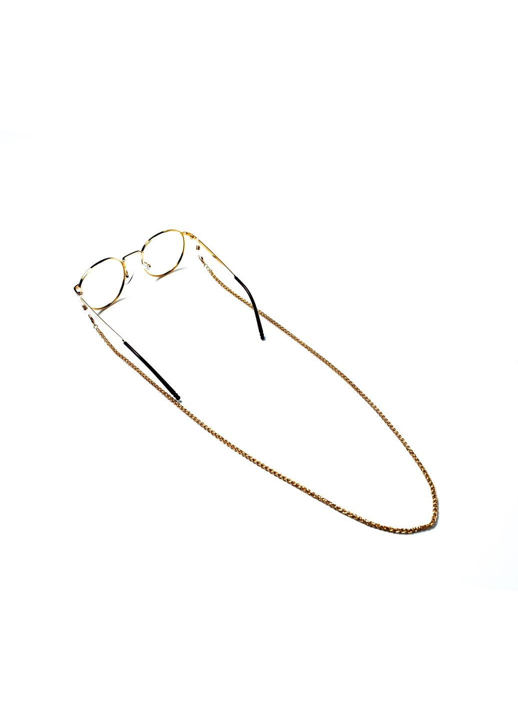 Ланцюжок для окулярів металевий об'ємний плетіння змійка LuckyLOOK 414-433 (291884090)