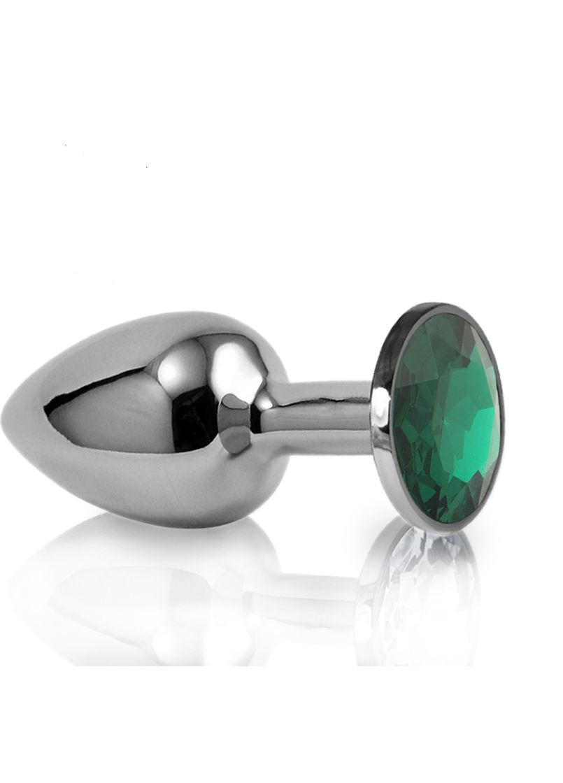 Металлическая анальная втулка фукция в чехле 7.5*2.8 см No Brand (340914462)