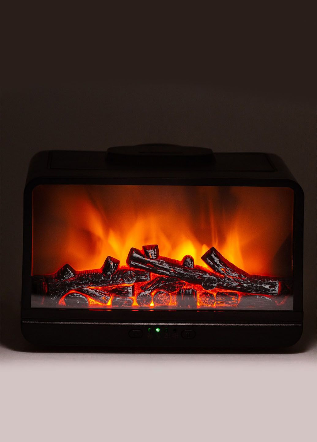 Ультразвуковий зволожувач повітря нічник та аромадифузор 3 в 1 Flame fireplace Камін з підсвічуванням 300 мл Good Idea (285895932)
