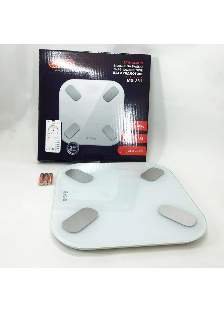 Весы напольные электронные стеклянные Smart (MG-831) Magio (334004734)