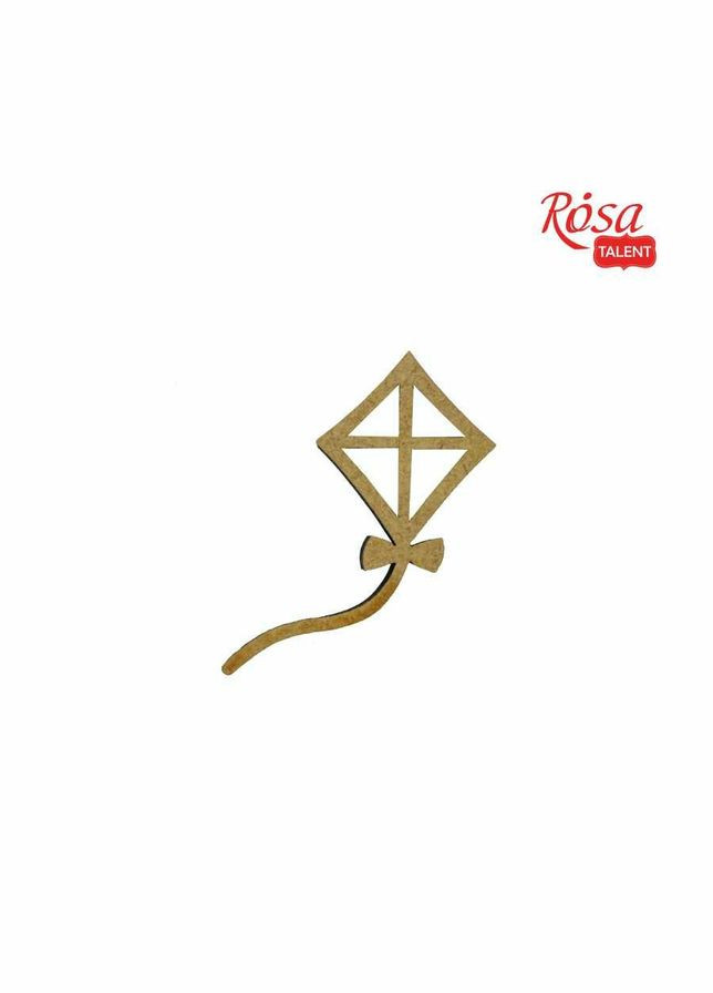 Мини-заготовка „Воздушный змей“, МДФ, 2,6х5,0 см, 10 шт, TALENT Rosa (340461035)