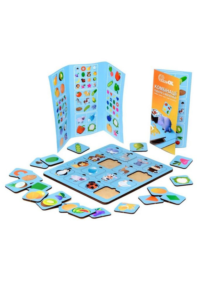 Развивающая игрушка для детей Комбинации Puz-88894 PuzzleOK (330829212)