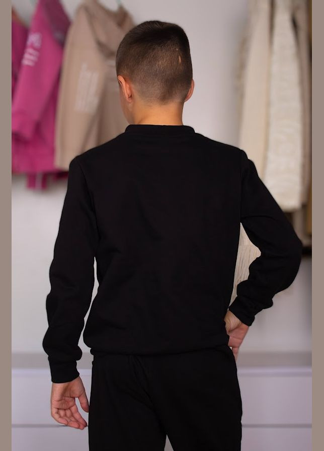 Утеплений костюм для хлопчика (світшот та штани) з малюнком HC (h001-6063-023-33-6) No Brand (290112706)