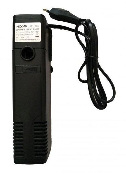 Фильтр аквариумный внутренний погружной AP-1000L 8W 80L (6945175410411) Hidom (334058315)