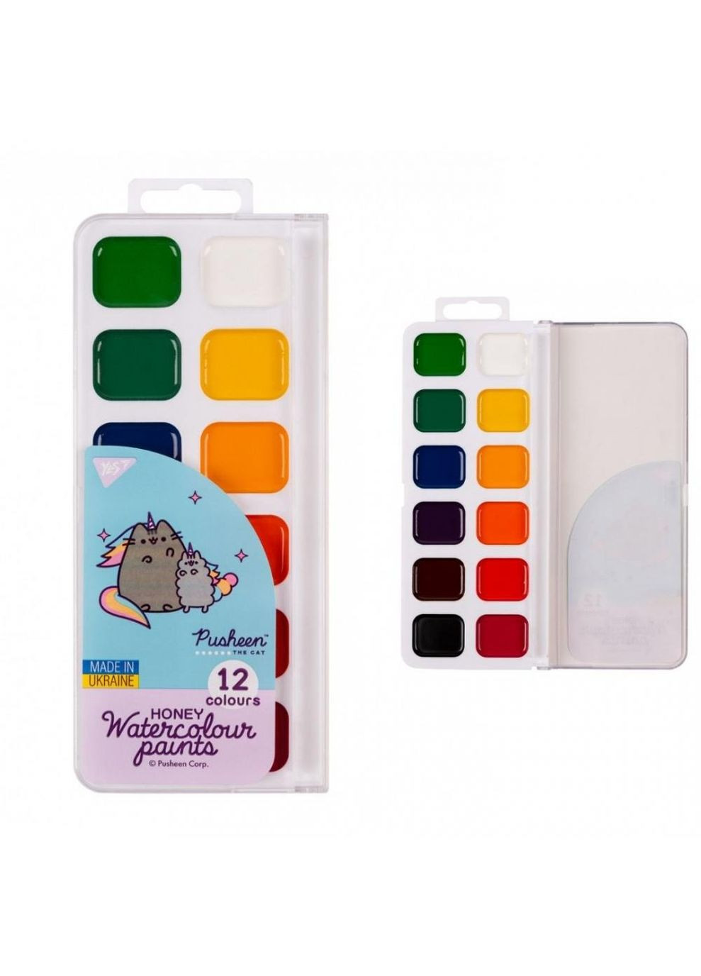 Фарби акварельні Pusheen 8 цв. Yes (303259384)
