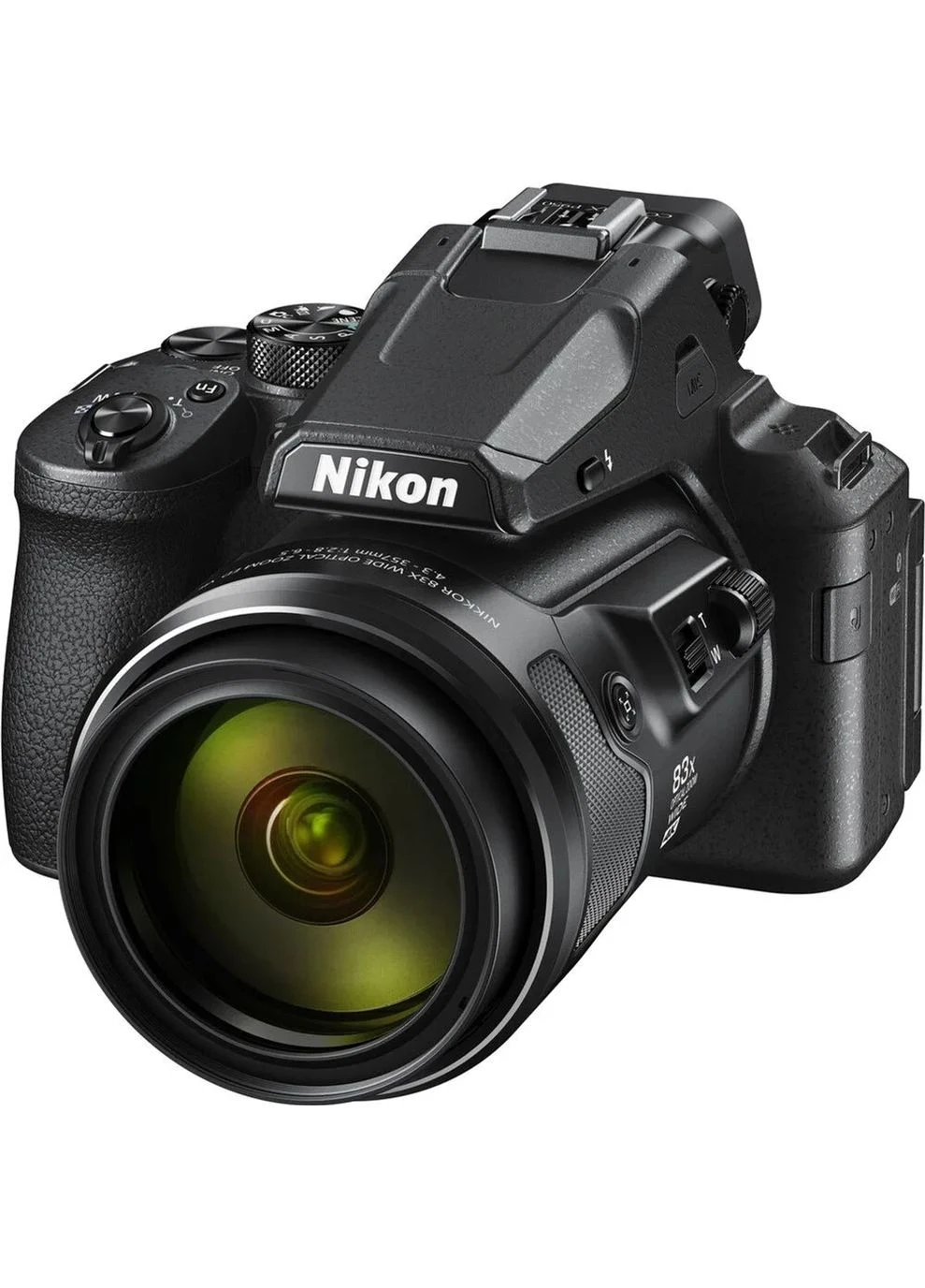 Цифрова фотокамера компактна чорна 16 Мп 83x зум 4K Nikon (393512136)