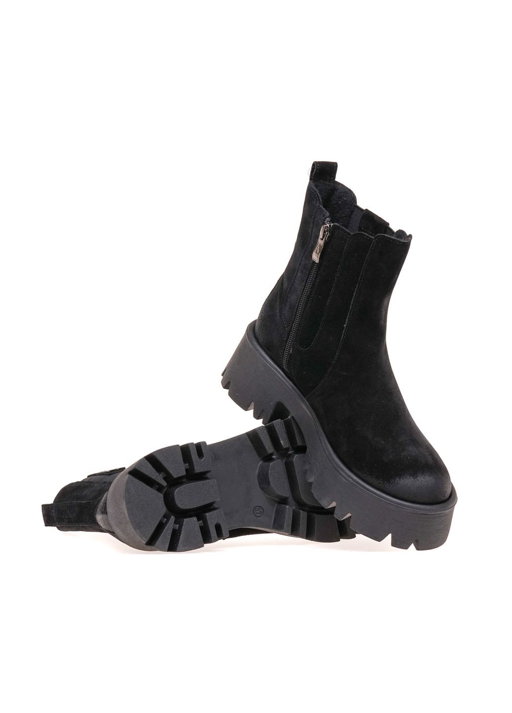 Зимние ботинки 60453+f/w.czarny+cn Lemar тканевые