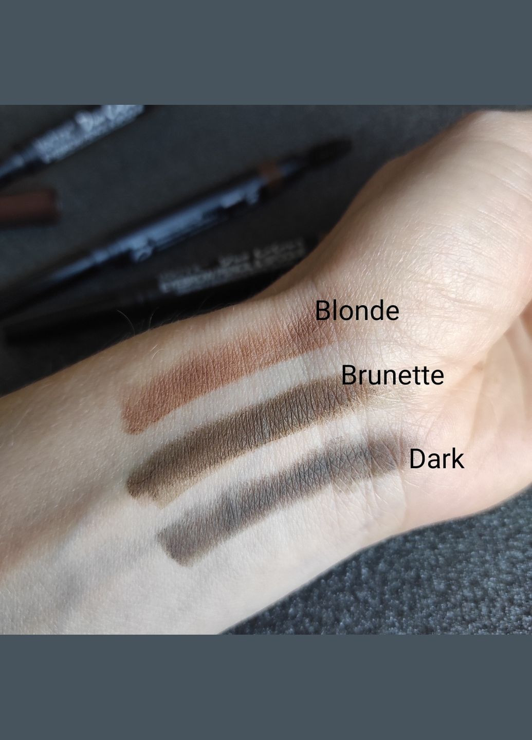 Олівець для брів Eyebrow Pencil Duo Color Brush - Blonde Technic (300091236)