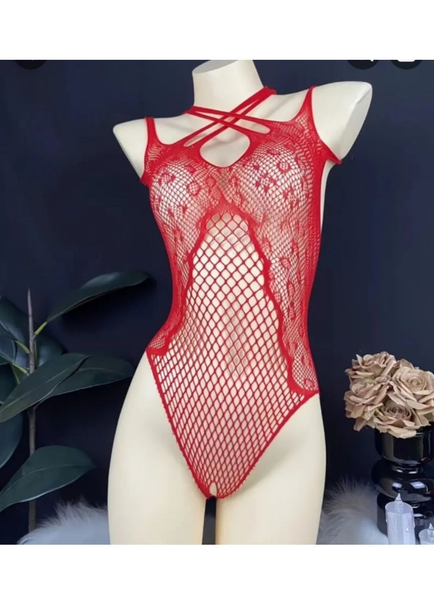 Червоний сексуальний еротичний бодік No Brand