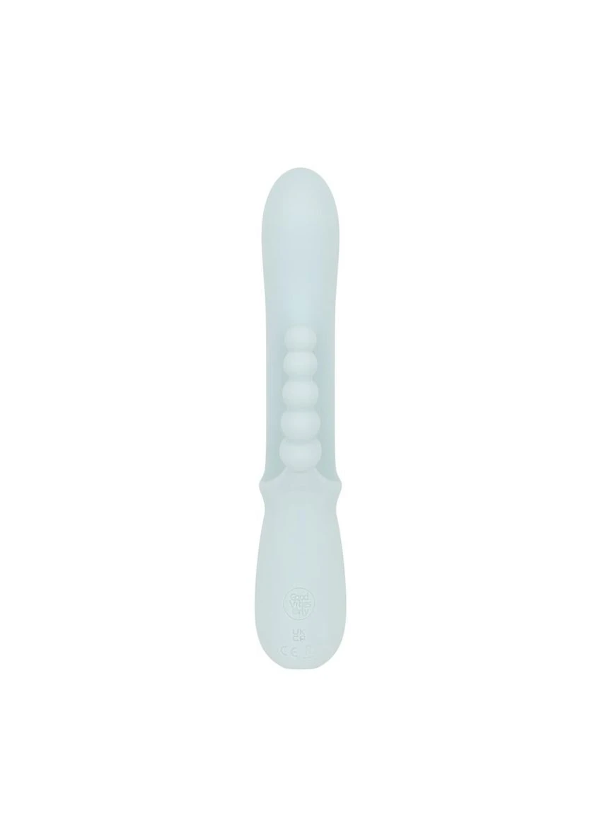 Вібратор-кролик SAGE Triple Stimulation Vibe Soft Silicone - Blue Good Vibes Only (389902348)