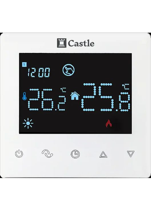 Сенсорный программатор AC606H белый Castle (357492533)