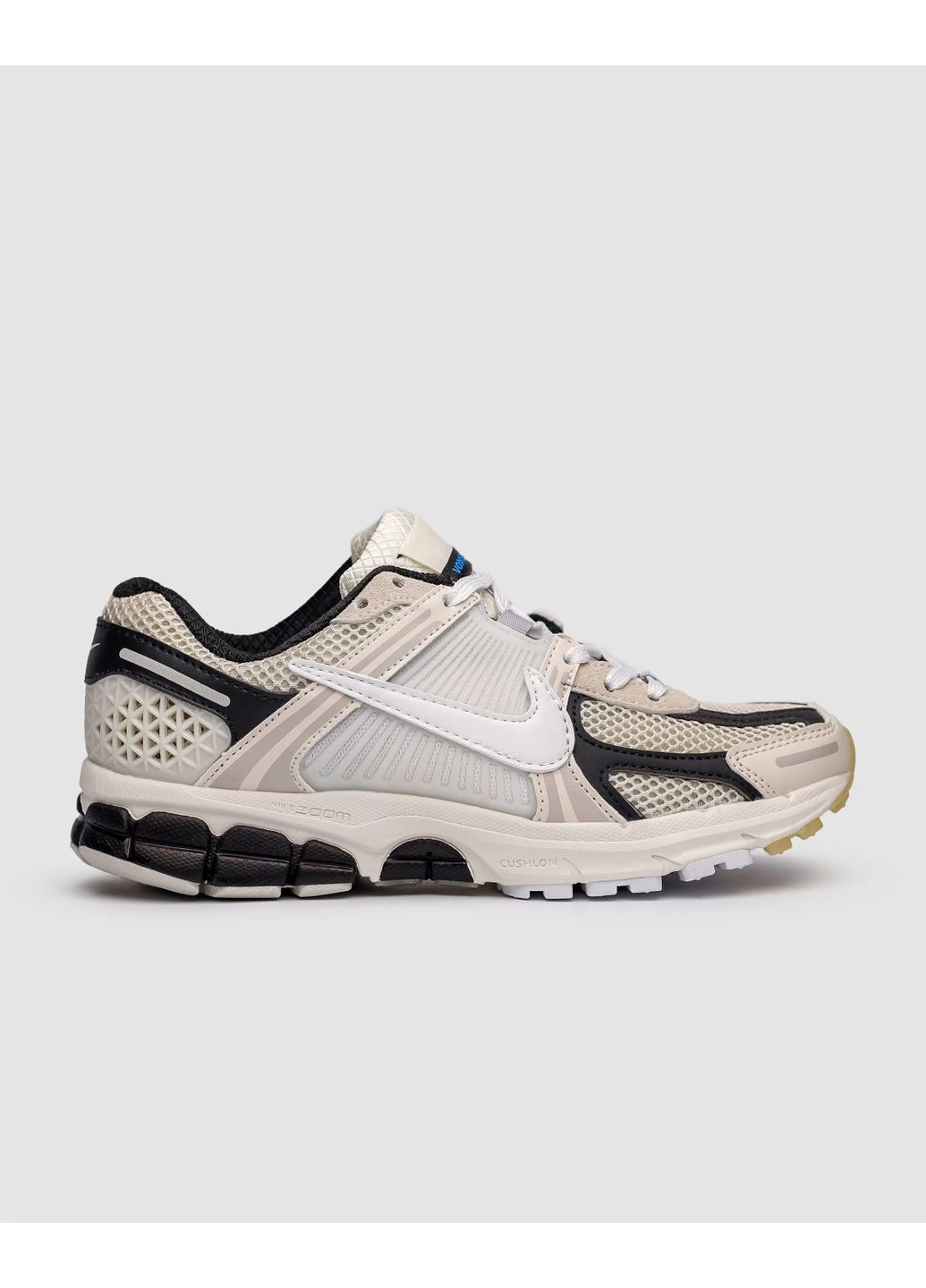 КРОССОВКИ ЖЕНСКИЕ NIKE ZOOM VOMERO 5 BEIGE/BLACK НАЙК ЗУМ ВОМЕРО 5 ЧЕРНЫЕ No Brand чёрные демисезоны (390651302)