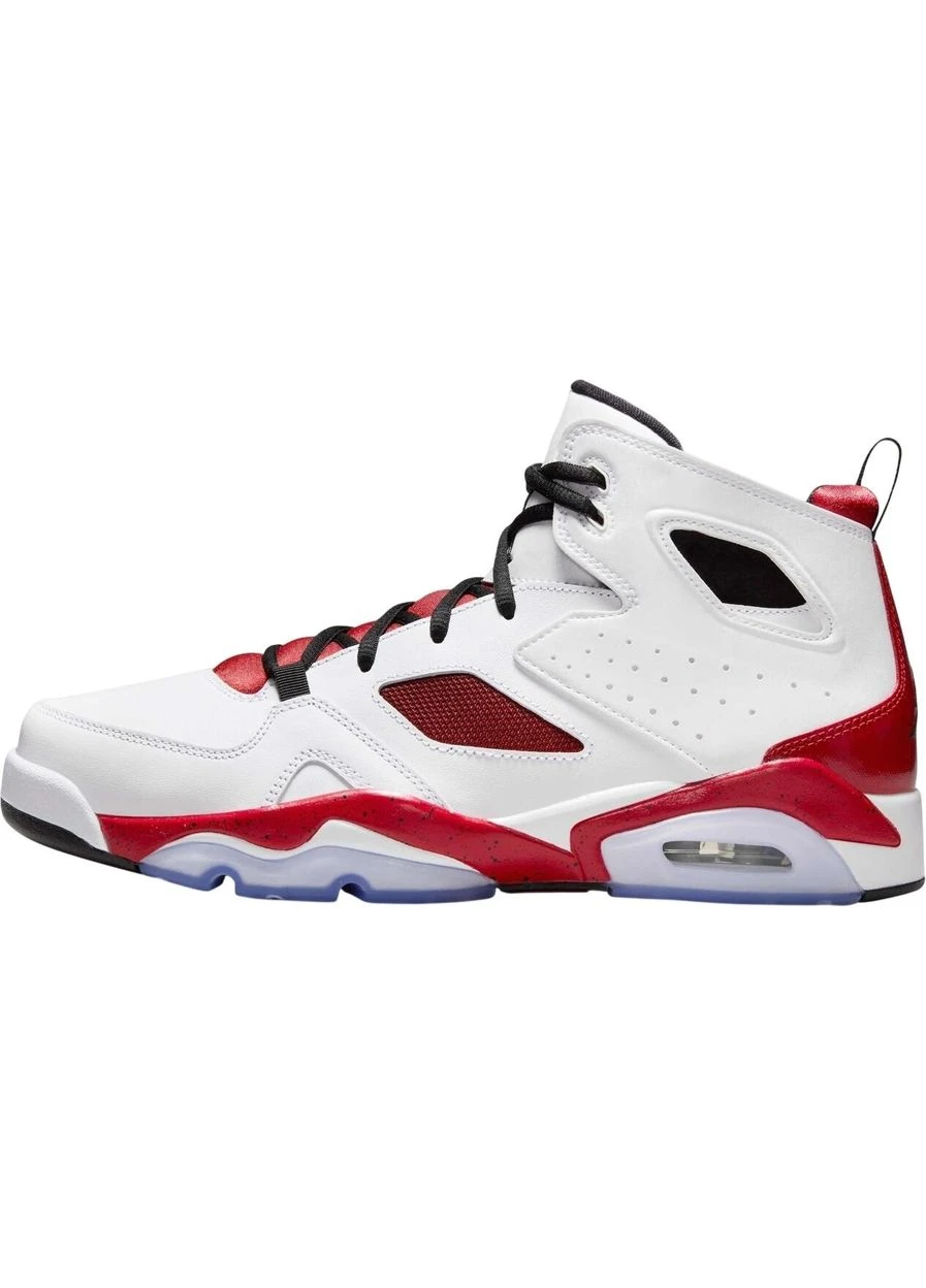 Білі кросівки біло-червоні 555475-101 Nike JORDAN FLIGHT CLUB '91