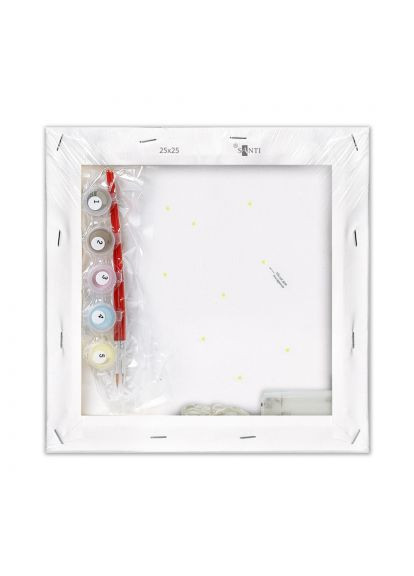 Картина по номерам Лайн Фрэндс. Лошади на луне 25х25 см LED подсветка (955014) Santi Лайн Френдс. Коні на місяці 25х25 см LED підсвітка (366069615)