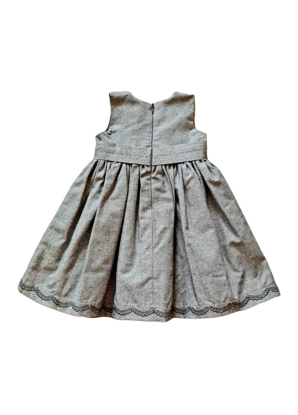 Красивый сарафан для девочки 114 серый 86 Ceremony by Wojcik