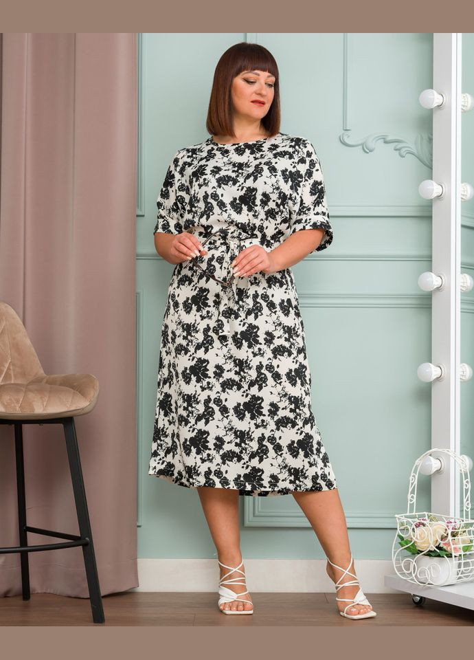 Белое платье 145180-6 Alenka Plus