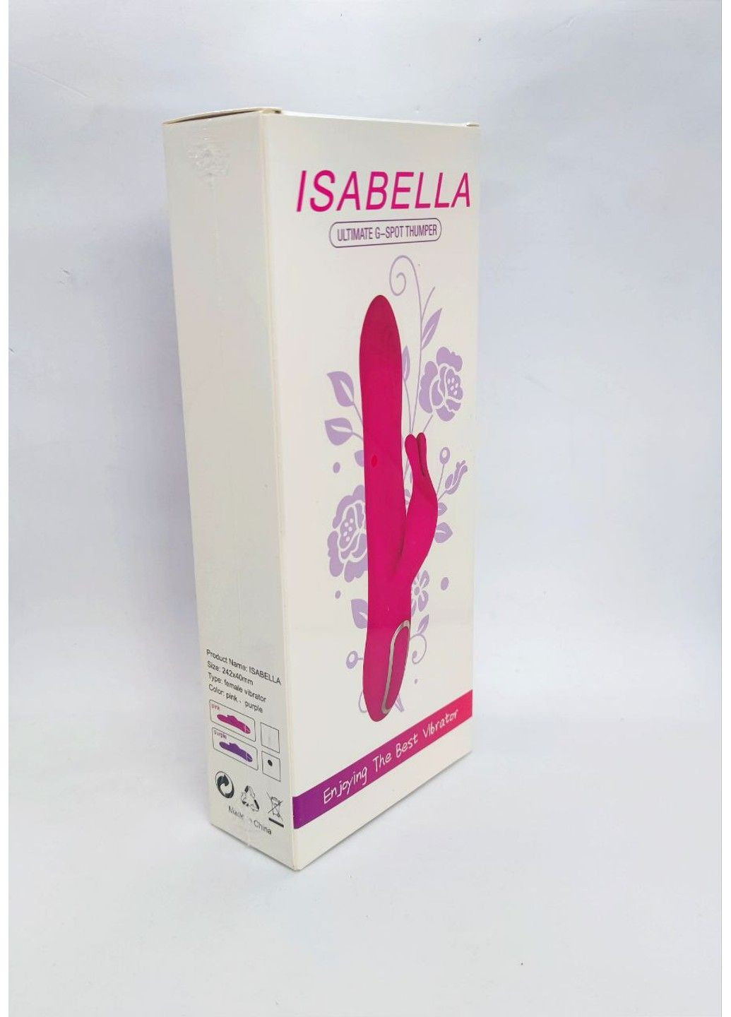 Вібратор кролик Wibrator-Isabella,5 funkcji, USB Purple Boss Series (292011972)