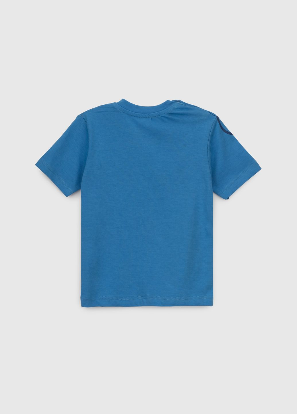 Голубая летняя футболка No Brand