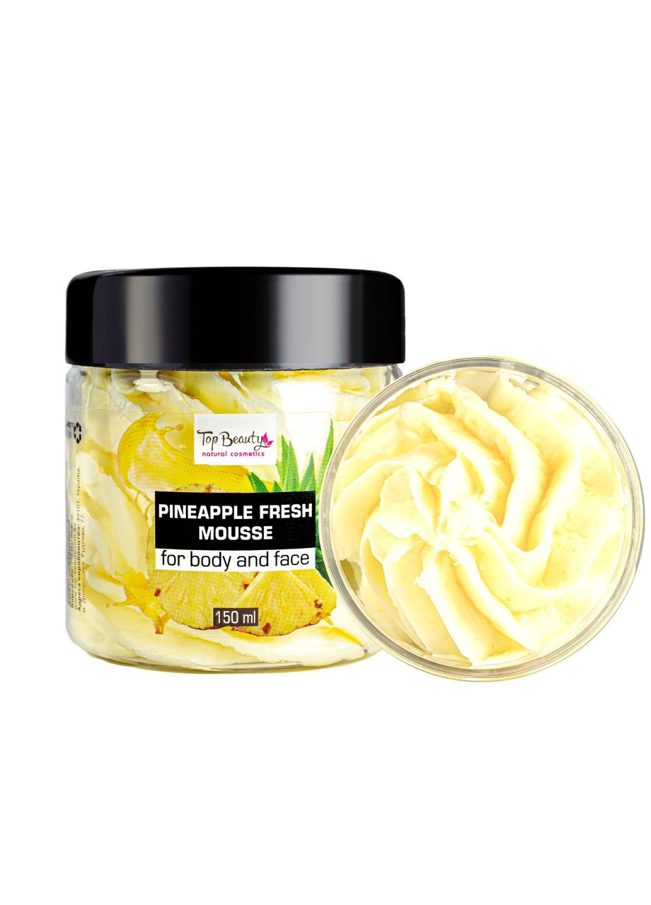 Top Beauty Баттер-суфле для тіла та обличчя з ароматом ананасу 150 мл — Крем, Україна (335858491)