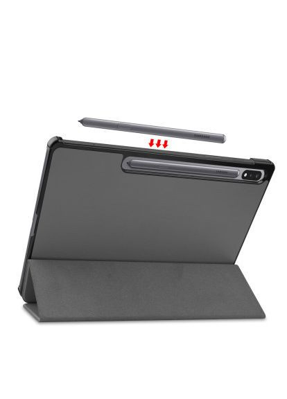 Чохол до планшета Smart Case Samsung Tab S9 Plus (SM-X810/SM-X816)/S9 FE Plus (SM-X610/SM-X616) 12.4" Gray (710324) BeCover Smart Case Samsung Tab S9 Plus (SM-X810/SM-X816)/S (366491391)