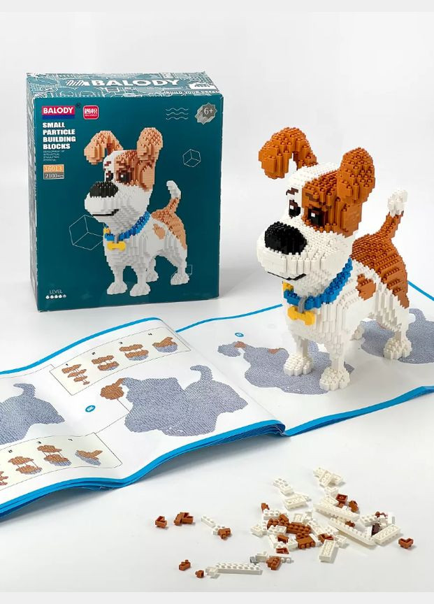 3D Конструктор Собака Макс 2100 деталей Balody (360406460)