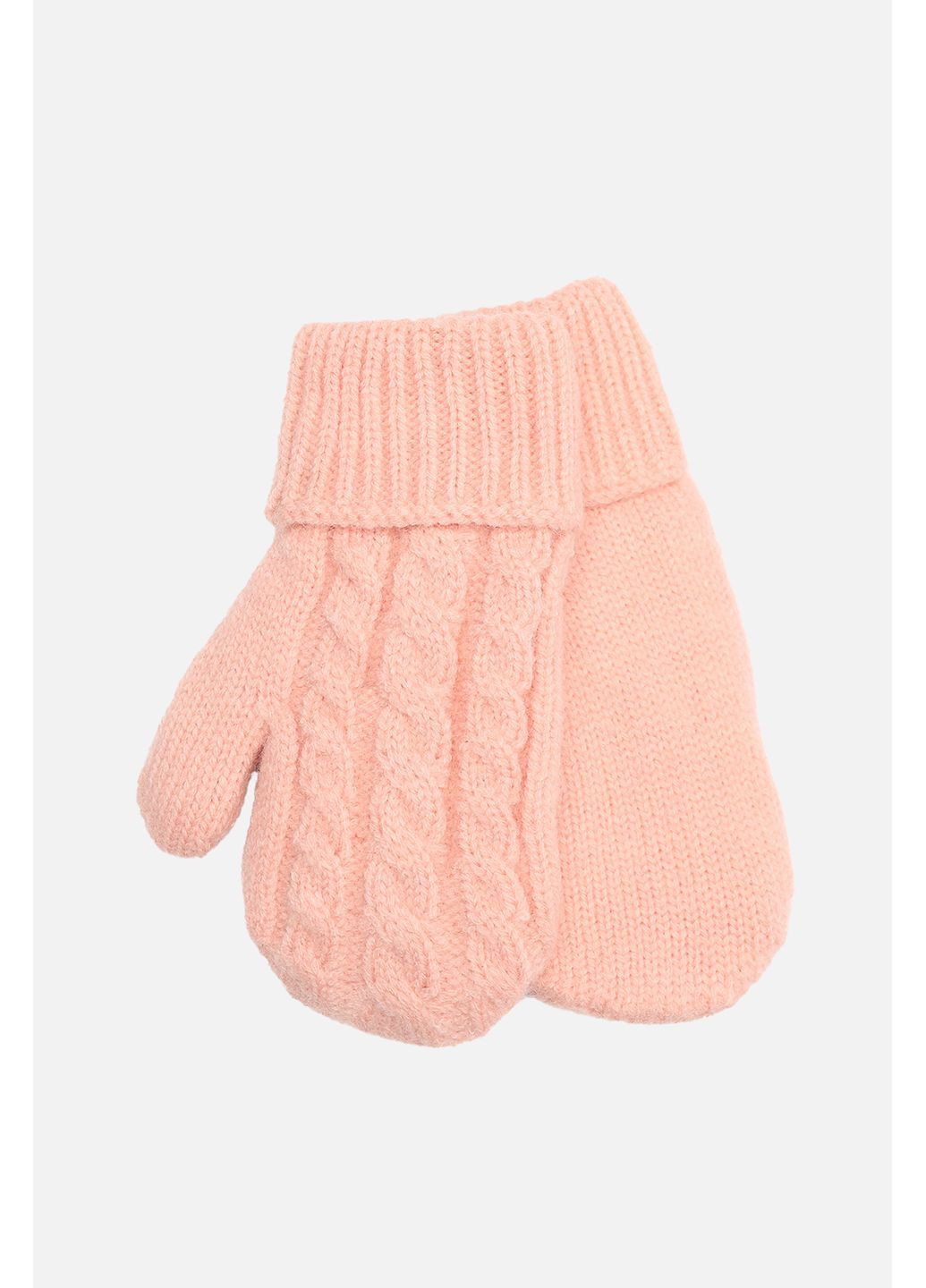 Варежки для девочки цвет персиковый CB-00285033 Rubi (365795236)