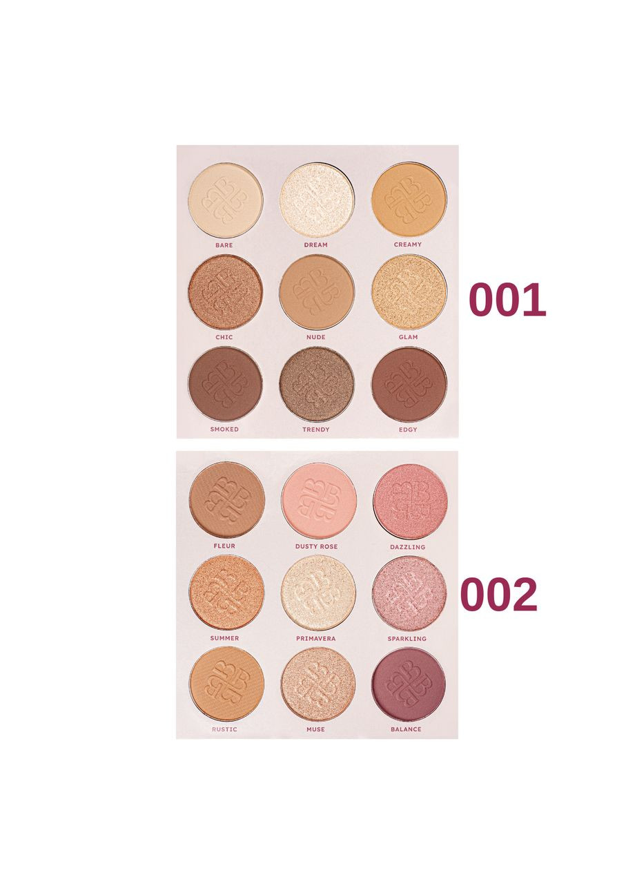 Палетка тіней для повік Match 9 відтінків BG 904, Bogenia (333331653)