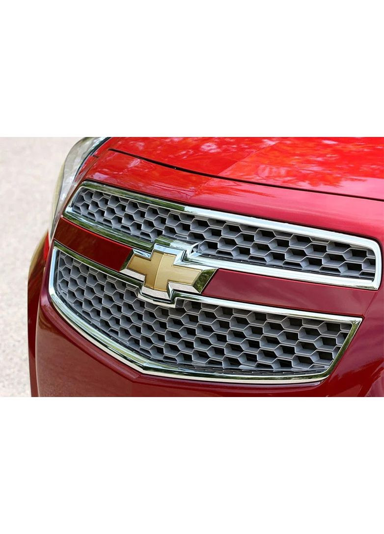 Эмблема передняя Malibu (2012-2015г) золото+хром 253x86мм (пластик) OEM 20867199 Chevrolet (369610837)