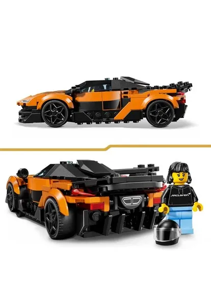 Конструктор LEGO Speed Champions McLaren W1 287 деталей пластик 26x14x6 см No Brand (404988911)