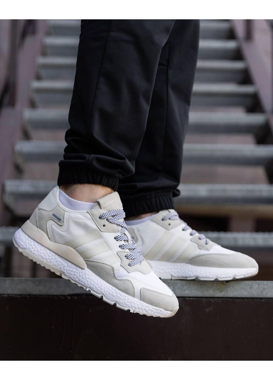 КРОСІВКИ ЖІНОЧІ ADIDAS NITE JOGGER WHITE V2 АДІДАС No Brand бежеві демісезони (368885380)