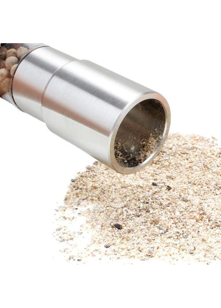 Перцемолка - Млин для Солі, Перцю або Спецій - Ємність з функцією помелу (528153) Колір: Сталевий Clefers (300694516)